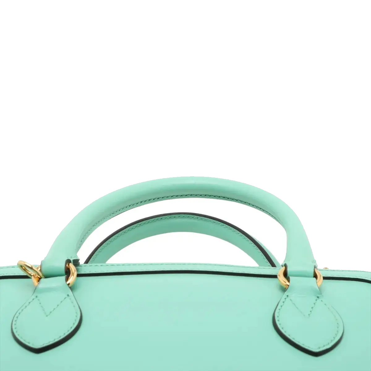 Pre-Loved Gucci 1955 Horsebit Handbag Leather Small with Gold Hardware, Mint Green