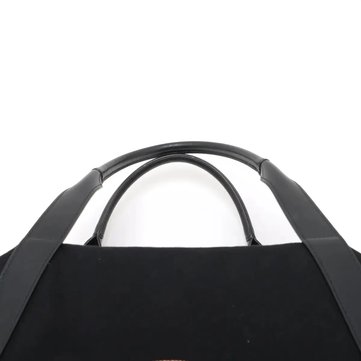 Pre-Loved Rive Gauche Tote Canvas Maxi with Gold Hardware, Black