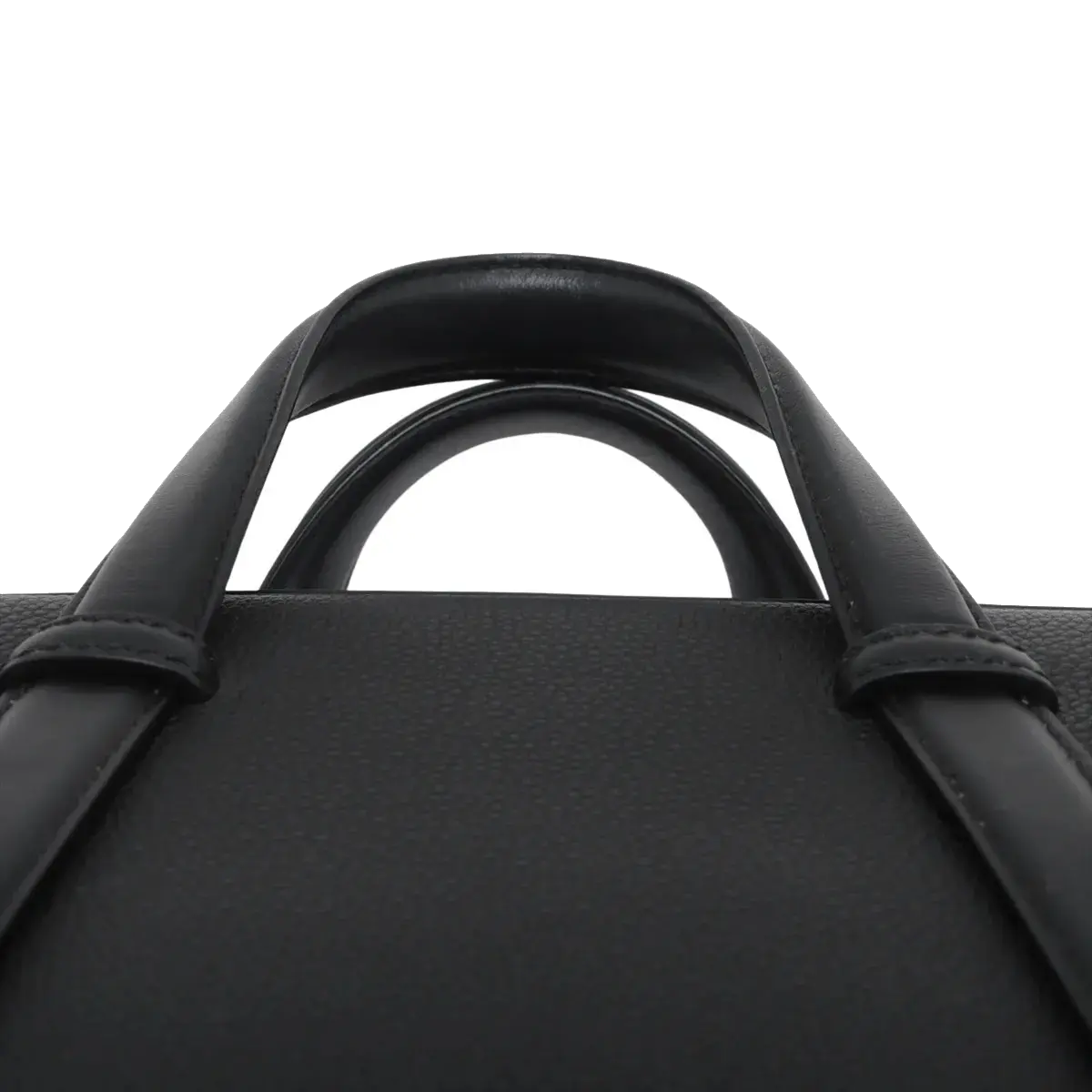 Pre-Loved Lui Bag Handbag Leather with Gold Hardware, Black