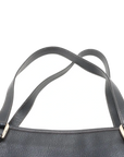 Pre-Loved Abbey D-Ring Tote Leather with Gold Hardware, Black