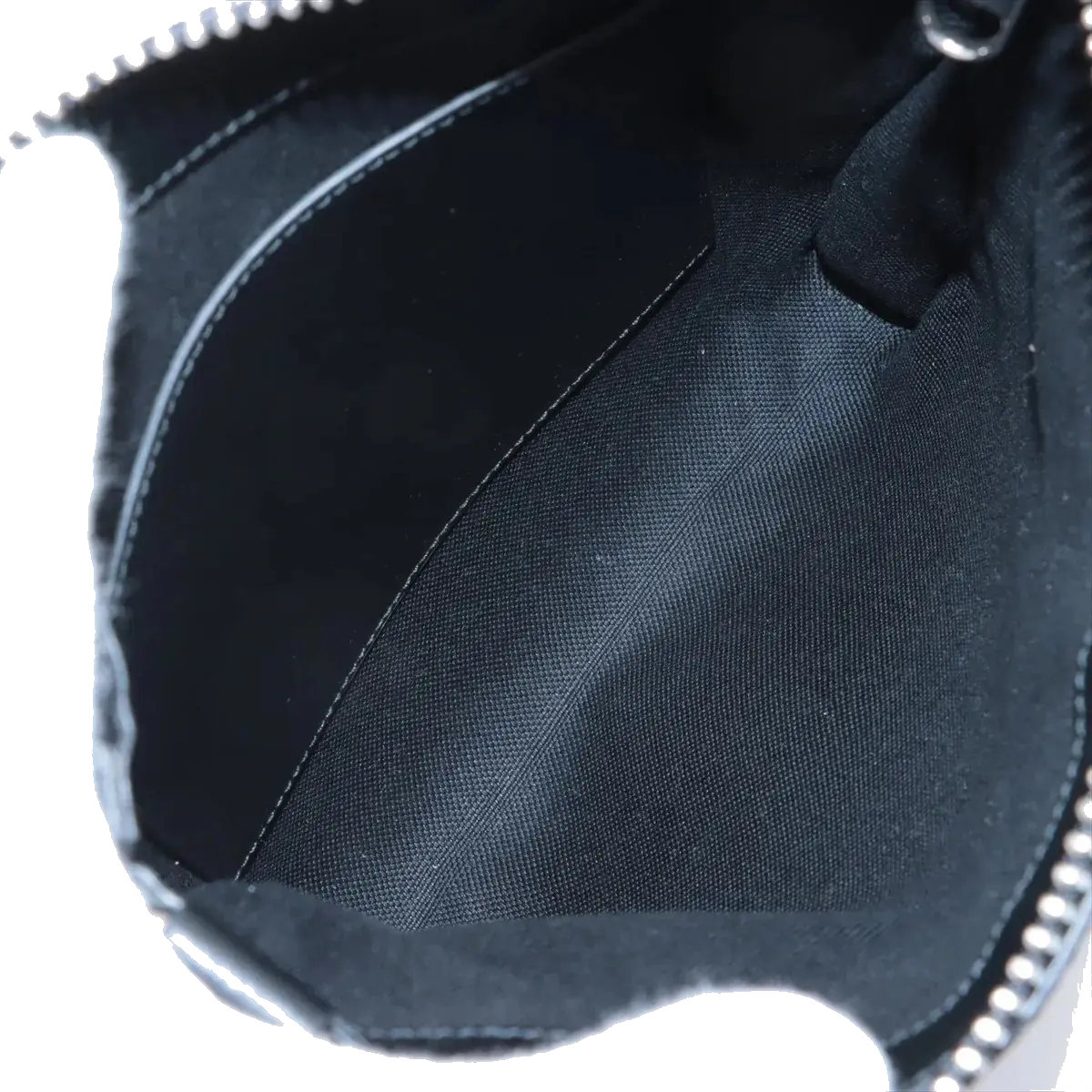 Pre-Loved GG Supreme Messenger Crossbody Bag Monogram Coated Canvas Small with Silver Hardware, Black