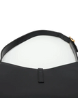 Pre-Loved Le 5 à 7 Shoulder Bag Smooth Leather with Gold Hardware, Black