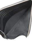 Pre-Loved GG Blooms Pouch Clutch Monogram Coated Canvas with Silver Hardware, Beige Multicolor
