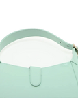 Pre-Loved Jackie Shoulder Bag Leather Small with Gold Hardware, Mint Green