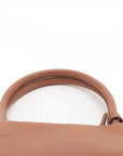 Pre-Loved Bowling Bag Handbag Leather with Gold Hardware, Brown