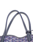 Pre-Loved Saint Louis Tote Goyardine Coated Canvas PM, Navy Blue