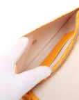 Pre-Loved Plumet Crossbody Bag Goyardine Coated Canvas with Silver Hardware, Yellow