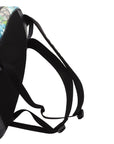 Pre-Loved GG Blooms Backpack Monogram Coated Canvas with Silver Hardware, Beige Multicolor