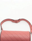 Pre-Loved Blondie Mini Barrel Shoulder Bag Leather Mini with Silver Hardware, Pink