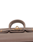Pre-Loved Birkin Handbag Leather 25 with Gold Hardware, Etoupe