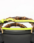 Pre-Loved Diana Bamboo Tote Leather Small with Gold Hardware, Black