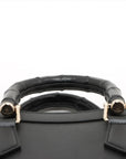 Pre-Loved Diana Tote Leather Small with Gold Hardware, Black