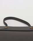 Pre-Loved Belt Bag Handbag Leather Micro with Gold Hardware, Grey