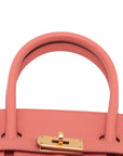Pre-Loved Birkin Handbag Leather 35 with Gold Hardware, Pink