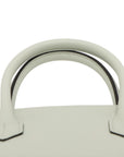 Pre-Loved Birkin Handbag Leather 30 with Palladium Hardware, Vert Fizz