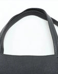 Pre-Loved Cabas Phantom Tote Leather Medium with Gold Hardware, Black
