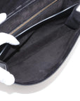 Pre-Loved 16 (Seize) Shoulder Bag Leather Medium with Gold Hardware, Black