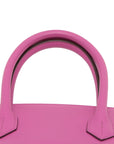 Pre-Loved Birkin Handbag Leather 30 with Palladium Hardware, Magenta Pink