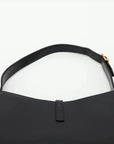 Pre-Loved Le 5 à 7 Shoulder Bag Smooth Leather with Gold Hardware, Black