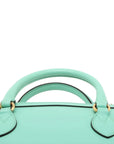 Pre-Loved Gucci 1955 Horsebit Handbag Leather Small with Gold Hardware, Mint Green