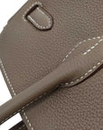 Pre-Loved Birkin Handbag Leather with Gold Hardware 25, Etoupe