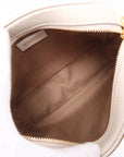 Pre-Loved Check Camera Bag Crossbody Bag Check Canvas Small with Gold Hardware, Beige Check / Cream