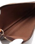 Pre-Loved Pochette Accessoires Cerises Pochette Monogram Coated Canvas with Gold Hardware, Brown