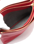 Pre-Loved Trio Crossbody Bag Leather Small with Gold Hardware, Pink