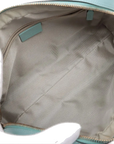 Pre-Loved Boston Handbag Microguccissima Leather Small with Gold Hardware, Light Blue