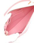 Pre-Loved Saddle Shoulder Bag Leather Mini with Gold Hardware, Pink