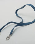 Pre-Loved Lady Dior Handbag Cannage Leather Large with Silver Hardware, Blue