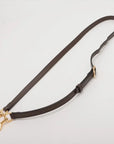 Pre-Loved Ophidia GG Mini Boston Handbag Monogram Coated Canvas Mini with Gold Hardware, Beige Ebony