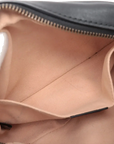 Pre-Loved GG Marmont Matelassé Crossbody Bag Quilted Leather Mini with Aged Gold Hardware, Black