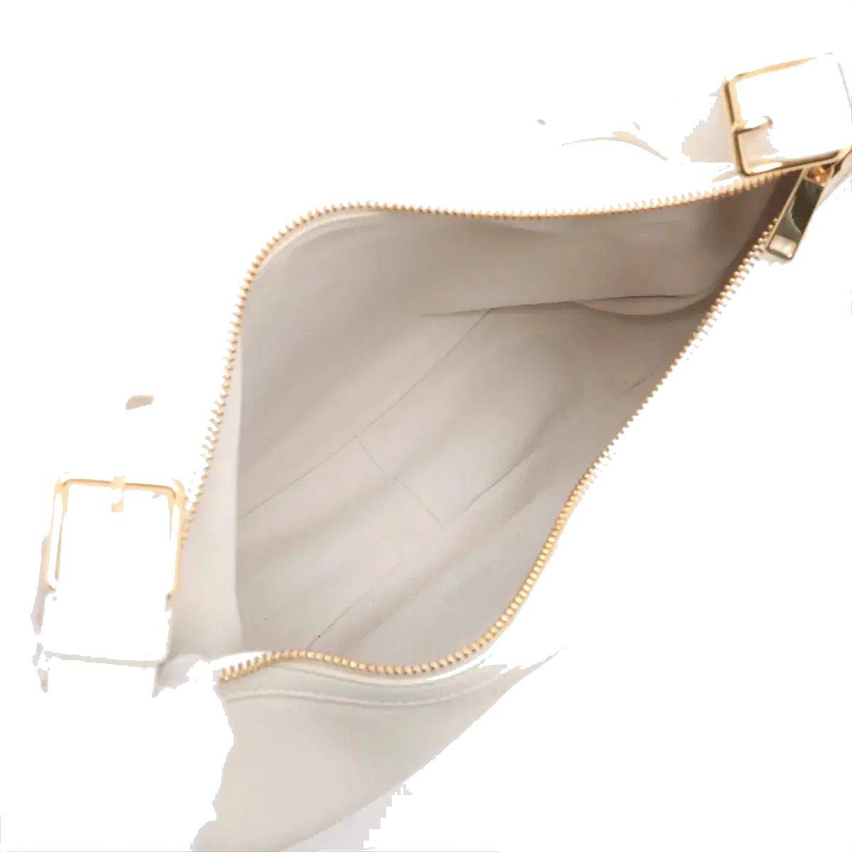 Pre-Loved Heritage Triomphe Hobo Shoulder Bag Leather with Gold Hardware, Cream