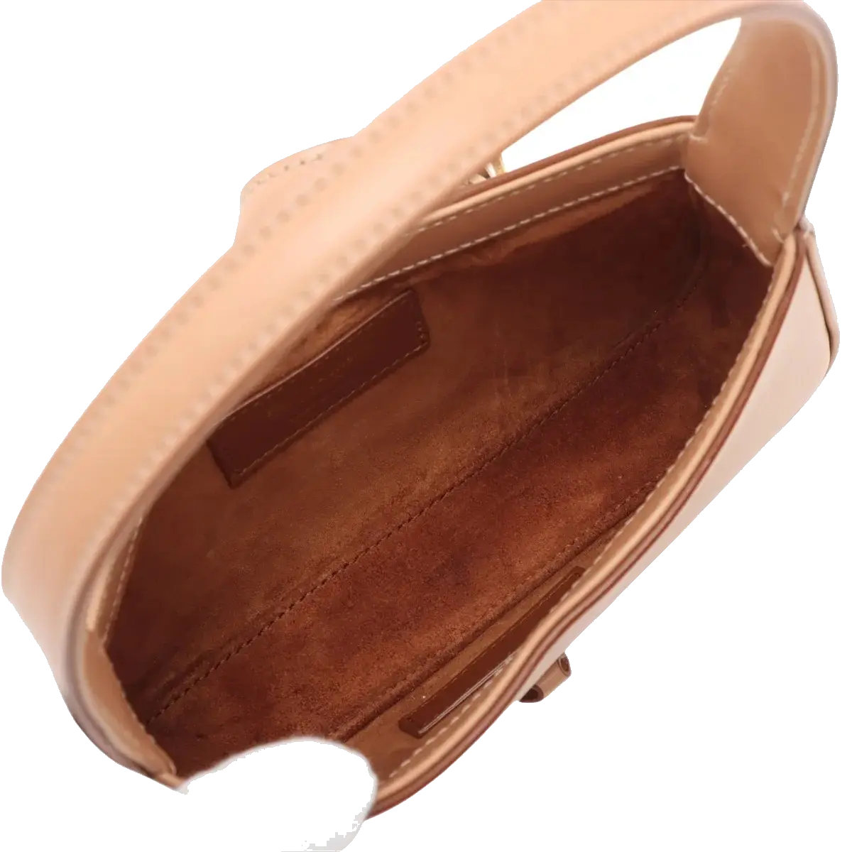 Pre-Loved Le 5 à 7 Hobo Shoulder Bag Leather Mini with Gold Hardware, Rosy Sand / Nude Pink