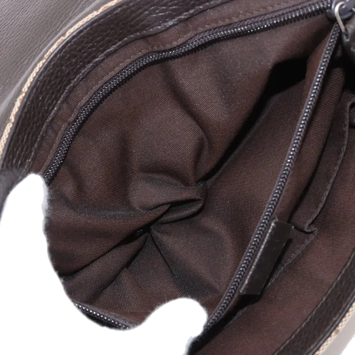 Pre-Loved GG Messenger Crossbody Bag Monogram Coated Canvas with Silver Hardware, Beige/Ebony