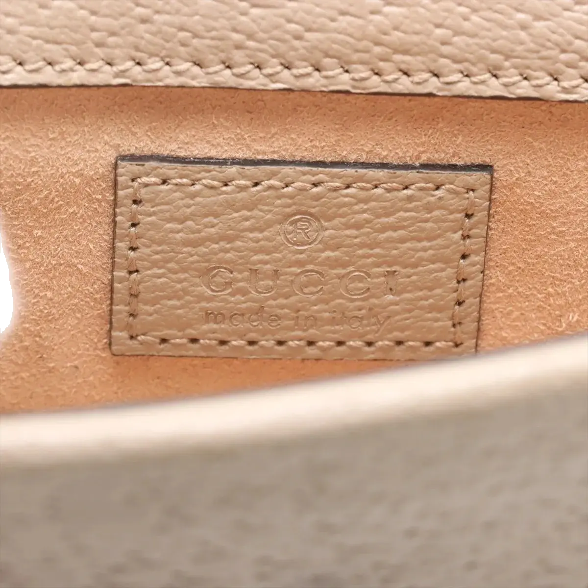 Pre-Loved Dionysus Crossbody Bag Monogram Coated Canvas Super Mini with Silver Hardware, Beige