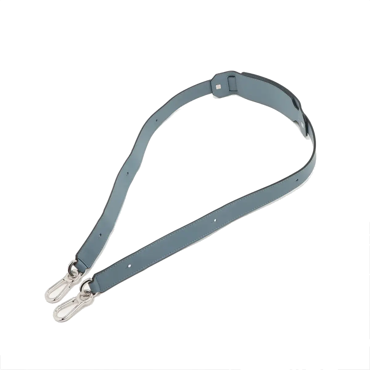 Pre-Loved Puzzle Handbag Leather Medium with Silver Hardware, Light Blue