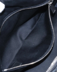 Pre-Loved Quilted Carré Pochette Shoulder Bag Quilted Leather with Silver Hardware, Black