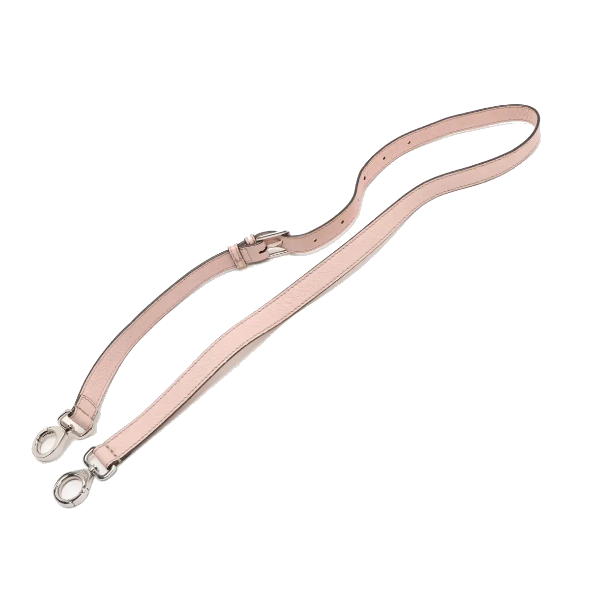 Pre-Loved Peekaboo Selleria Handbag Leather Mini with Silver Hardware, Pink