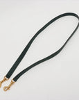 Pre-Loved Belt Bag Handbag Leather Micro with Gold Hardware, Dark Green