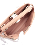 Pre-Loved Peekaboo Handbag Leather Mini with Silver Hardware, Pink