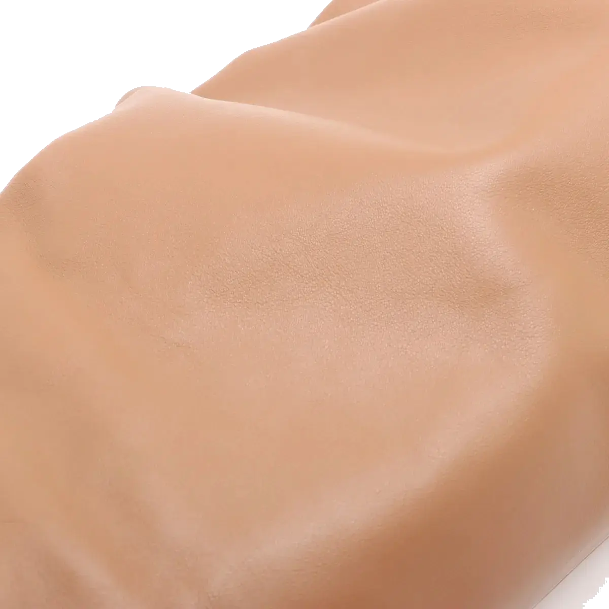 Pre-Loved The Pouch Clutch Leather with Gold Hardware, Camel