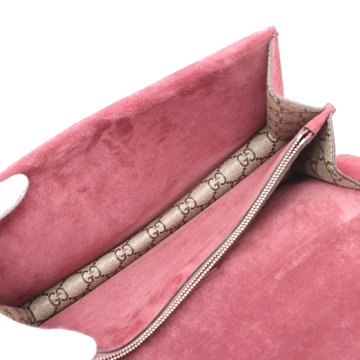 Pre-Loved Dionysus Blooms Shoulder Bag Monogram Coated Canvas Small with Aged Silver Hardware, Beige Ebony with Pink Floral