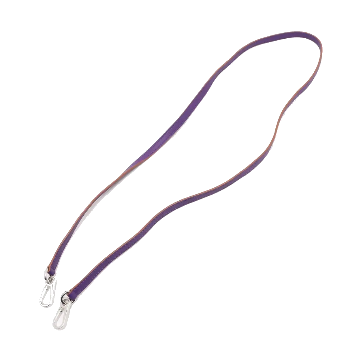 Pre-Loved Puzzle Crossbody Bag Leather Mini with Silver Hardware, Purple