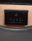 Pre-Loved 1955 Horsebit Crossbody Bag Leather Mini with Gold Hardware, Black