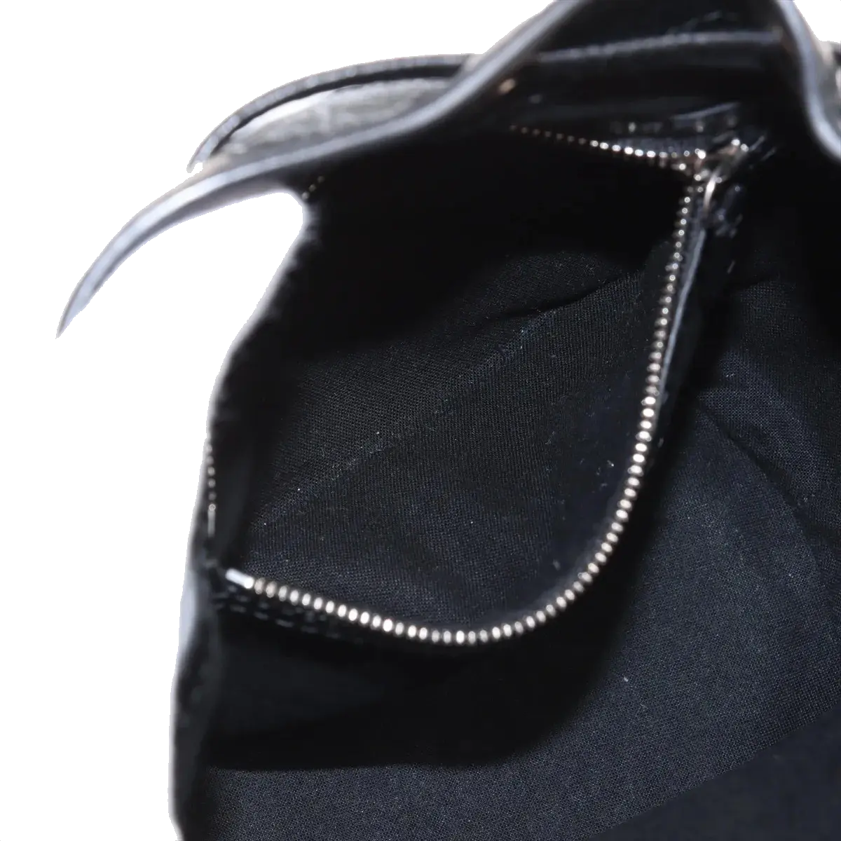 Pre-Loved Le Cagole Bucket Bucket Bag Leather XS with Aged Silver Hardware, Black