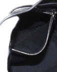 Pre-Loved Le Cagole Bucket Bucket Bag Leather XS with Aged Silver Hardware, Black