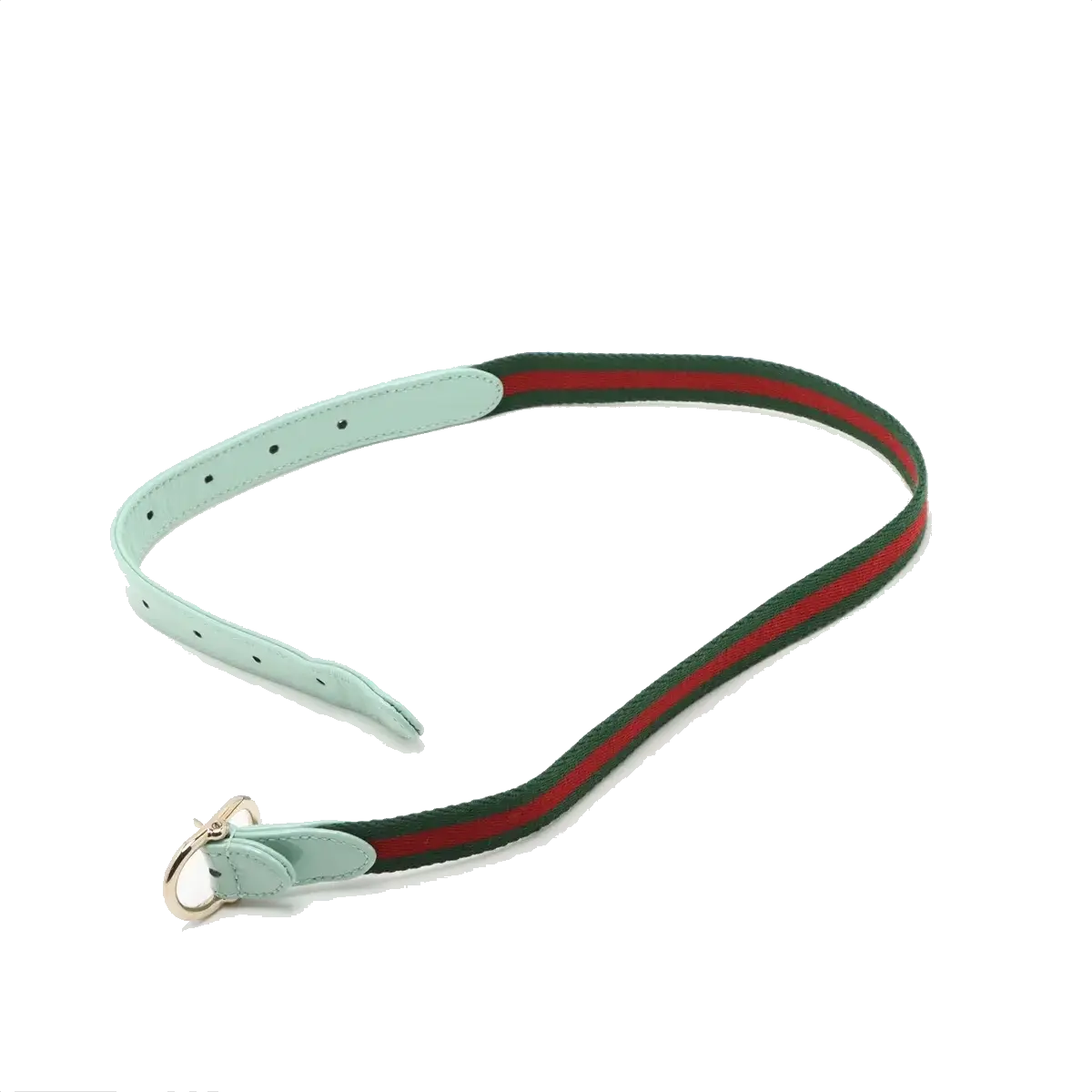 Pre-Loved Jackie Shoulder Bag Leather Small with Gold Hardware, Mint Green