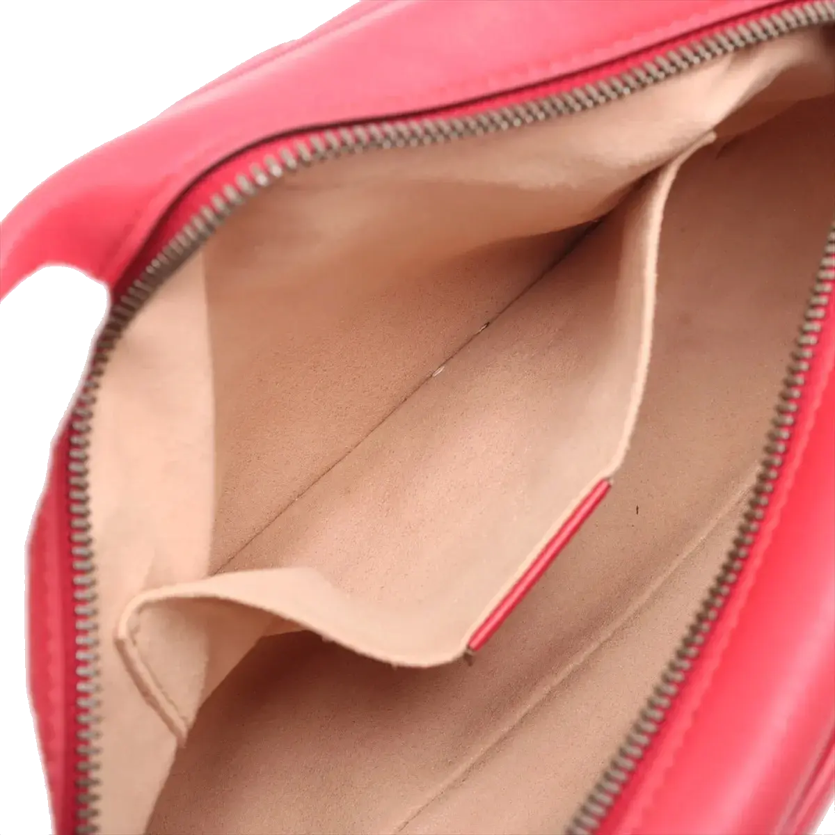 Pre-Loved GG Marmont Matelassé Camera Bag Crossbody Bag Quilted Leather Small with Aged Gold Hardware, Red